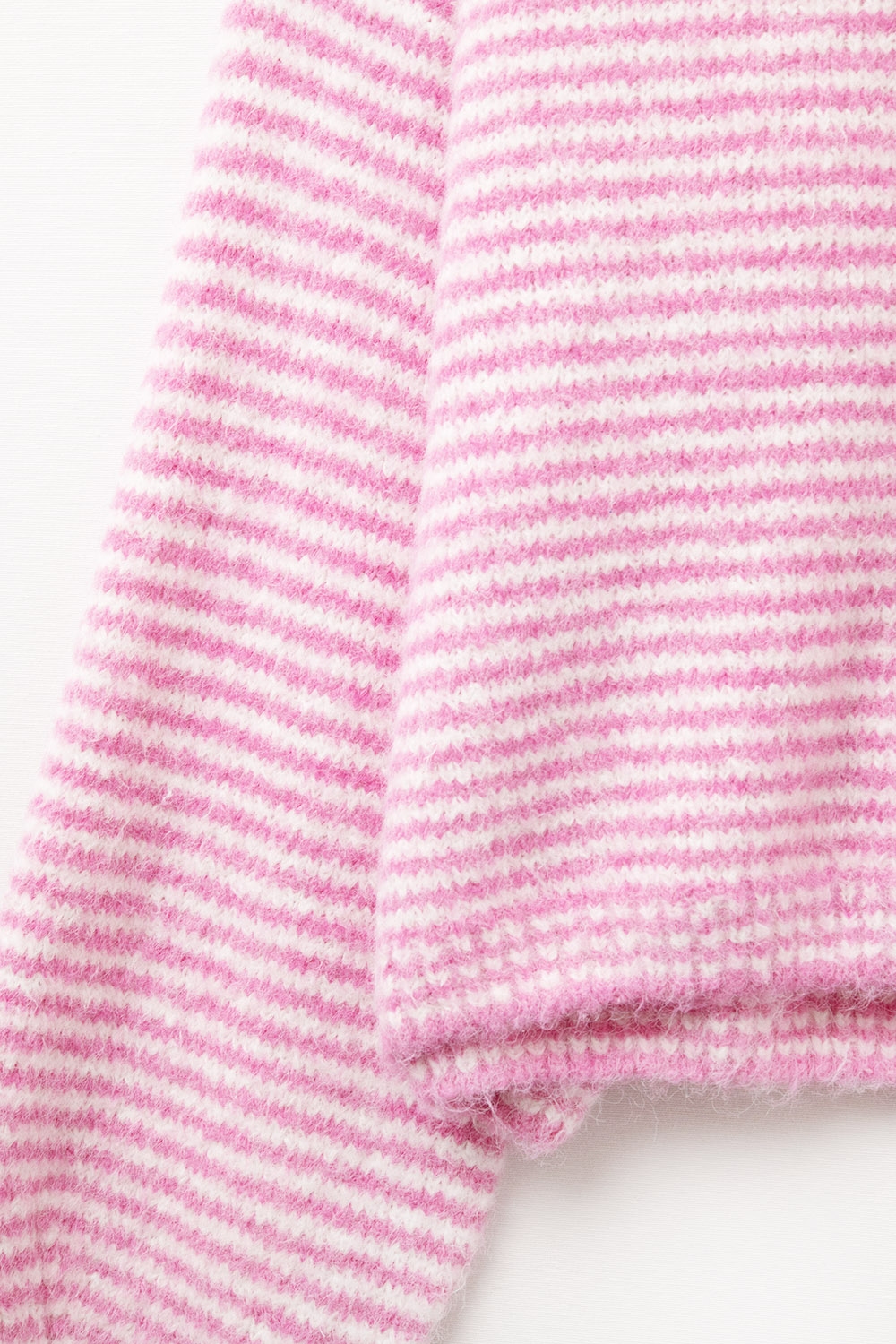 Jersey rosa con rayas blancas Jersey rosa con rayas blancas