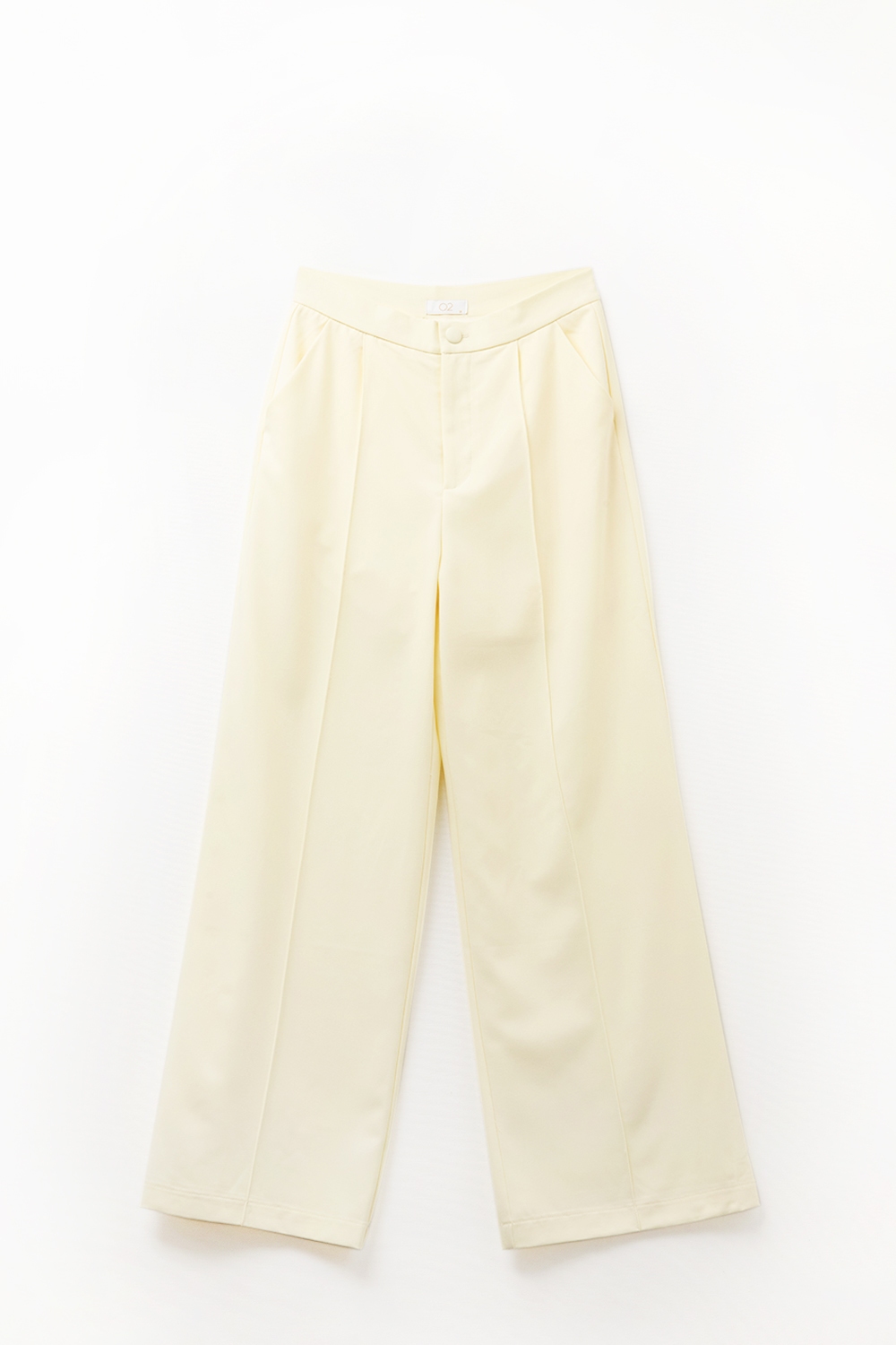 Pantalones de pierna ancha a medida en amarillo Pantalones de pierna ancha a medida en amarillo