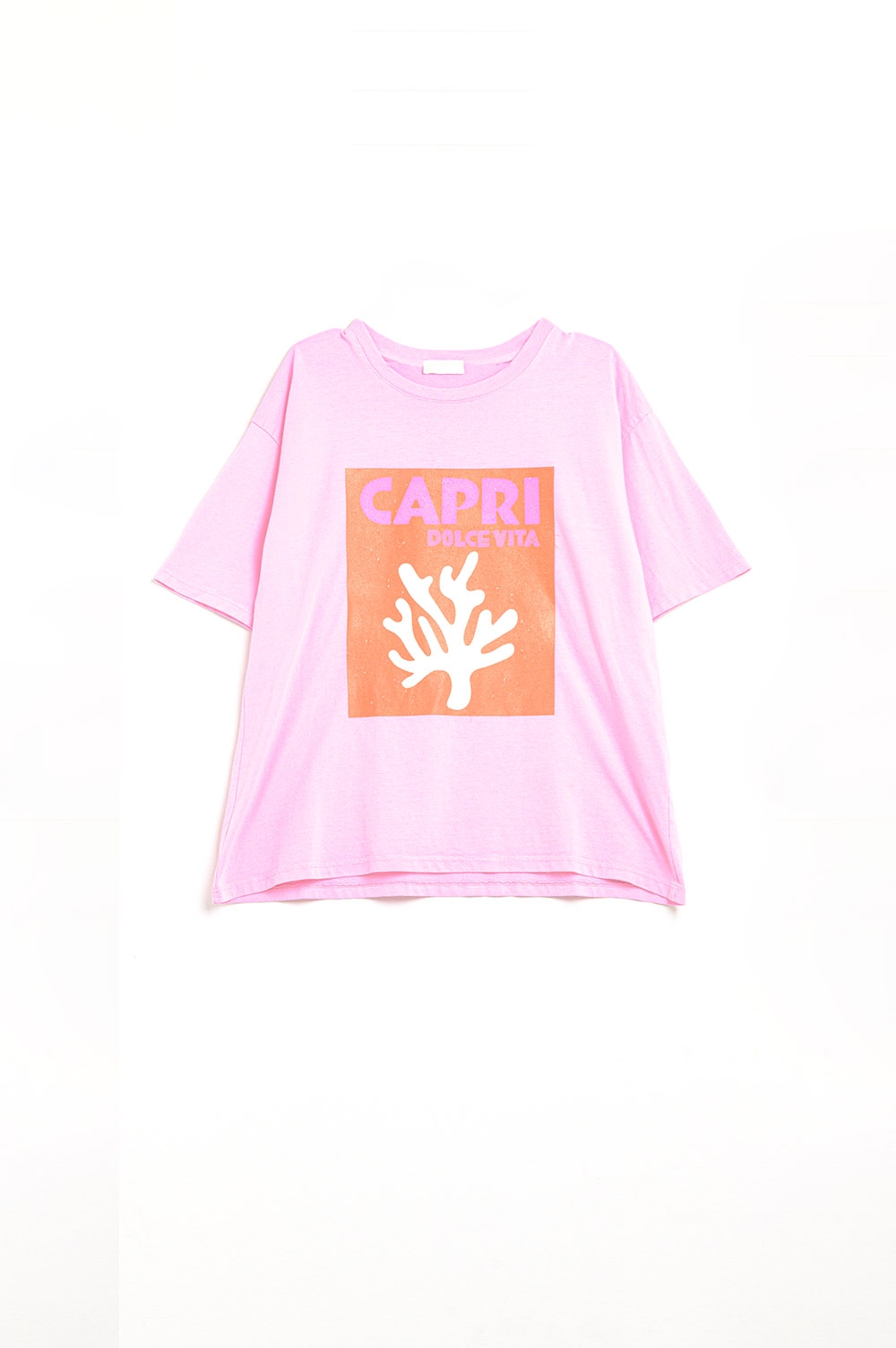 Camiseta Dolce Vita Capri Rosa Beb&eacute; Hecha en Italia