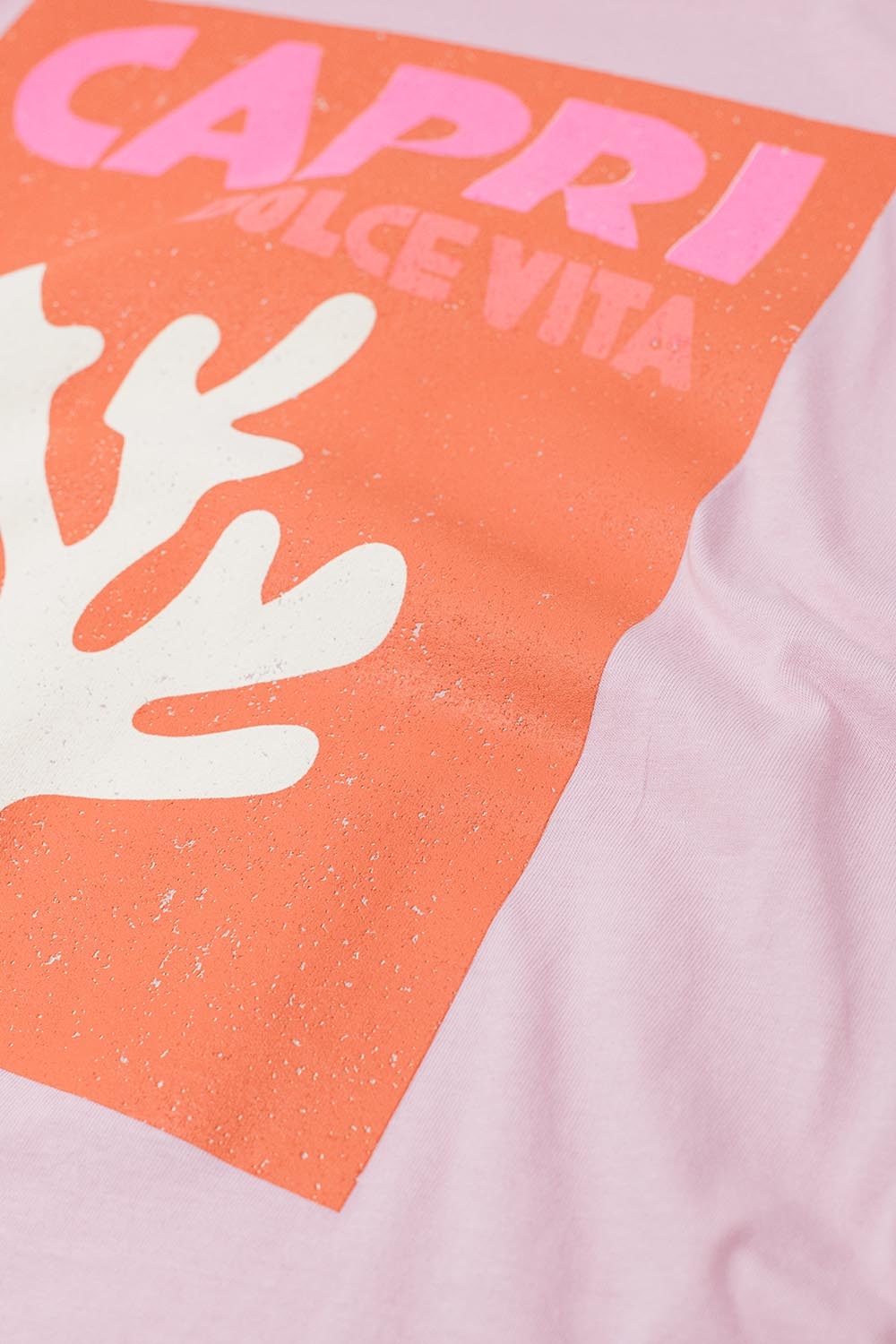 Camiseta Dolce Vita Capri Rosa Beb&eacute; Hecha en Italia
