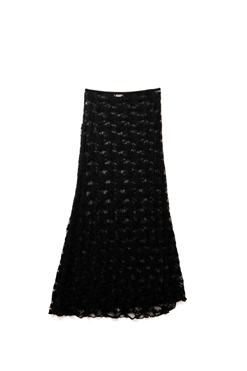 Falda larga negra estilo bohemio