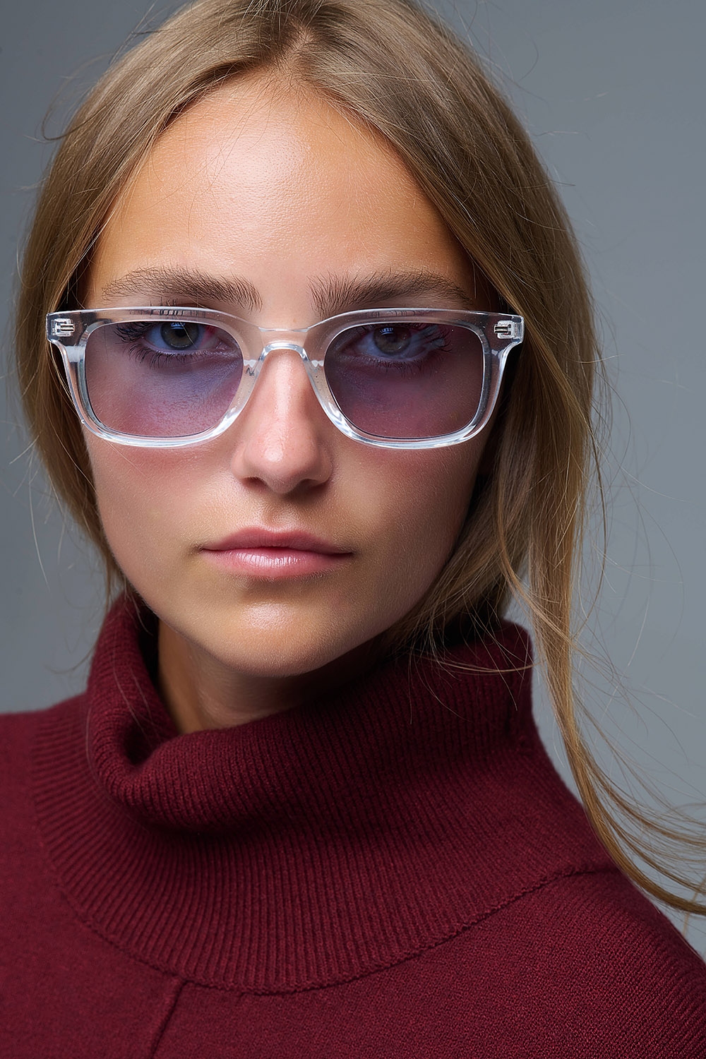 Lunettes De Soleil Rétro GSZCCZS - Unisexe, Verres Teintés, Monture Trendy Pour Plage Et Voyage