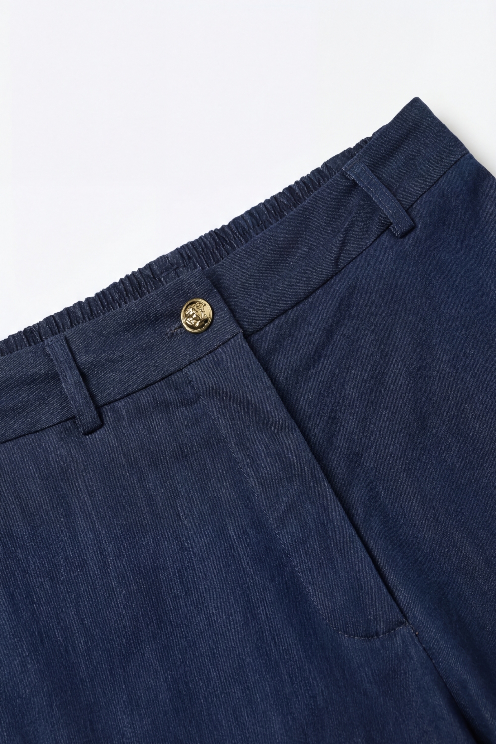 Conjunto de Chaleco sin Mangas con Botones al Frente y Pantalones de Pierna Ancha