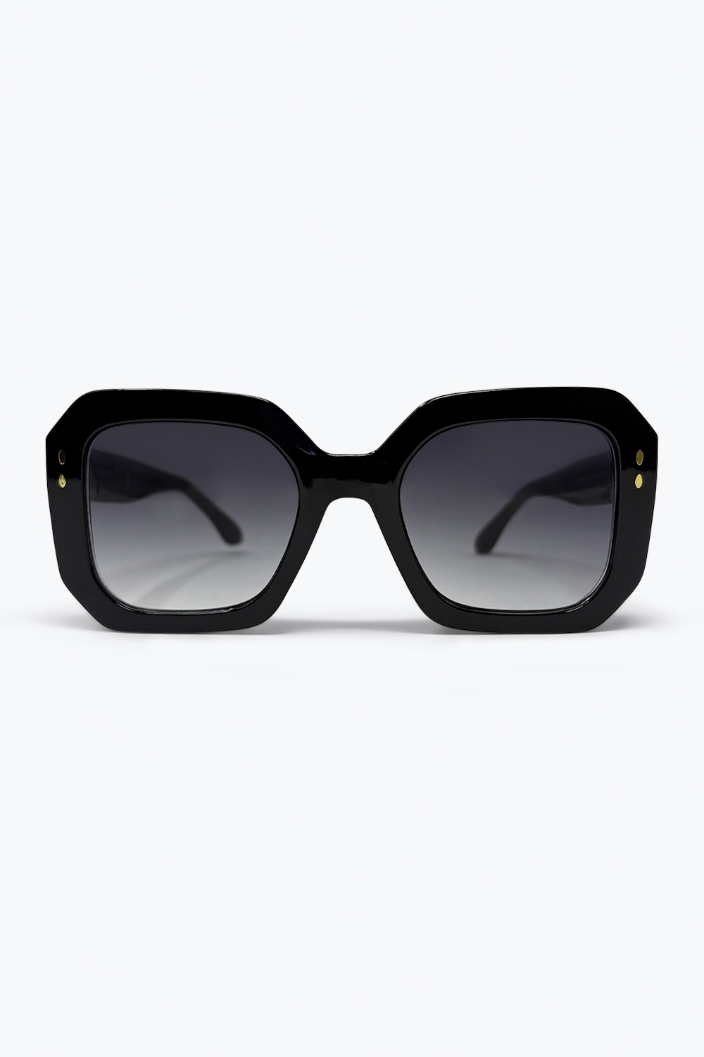 Gafas de sol cuadradas oversize con lentes degradadas negras Gafas de sol cuadradas oversize con lentes degradadas negras