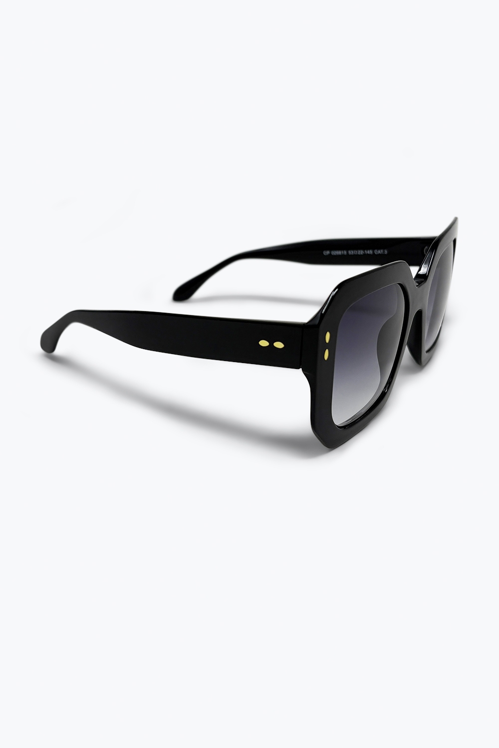 Gafas de sol cuadradas oversize con lentes degradadas negras Gafas de sol cuadradas oversize con lentes degradadas negras