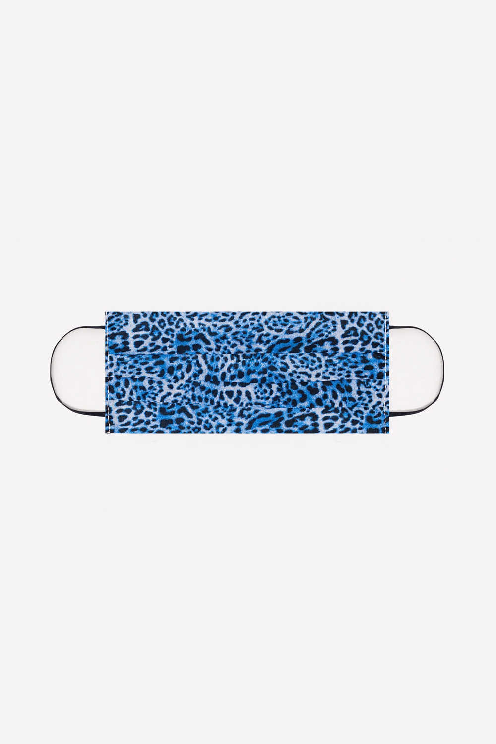 Paquete de 5 unidades Mascarilla azul estampado leopardo