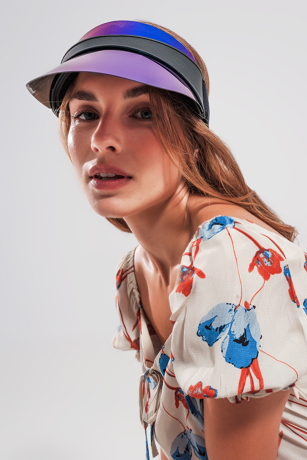 Visera azul Visera azul