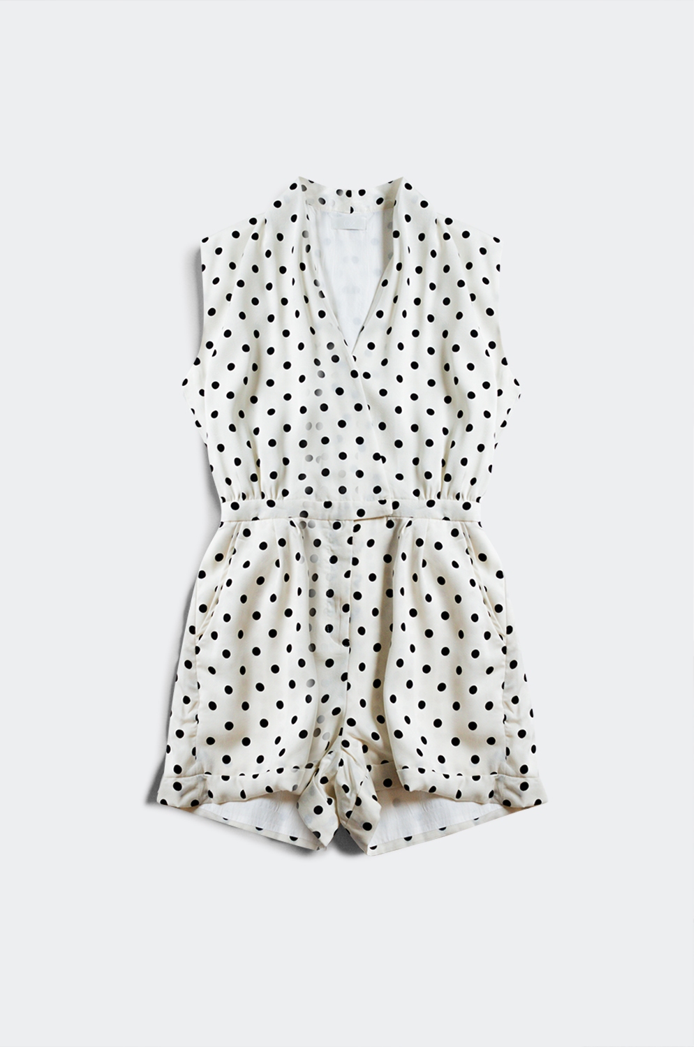 Mono corto con estampado de lunares