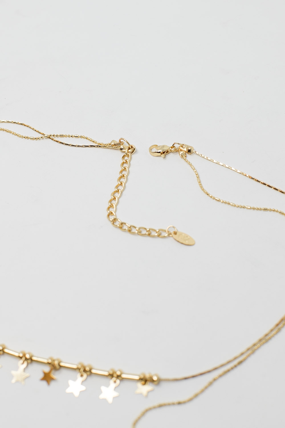 Collar 2 en 1 con colgantes Estrella y Coraz&oacute;n