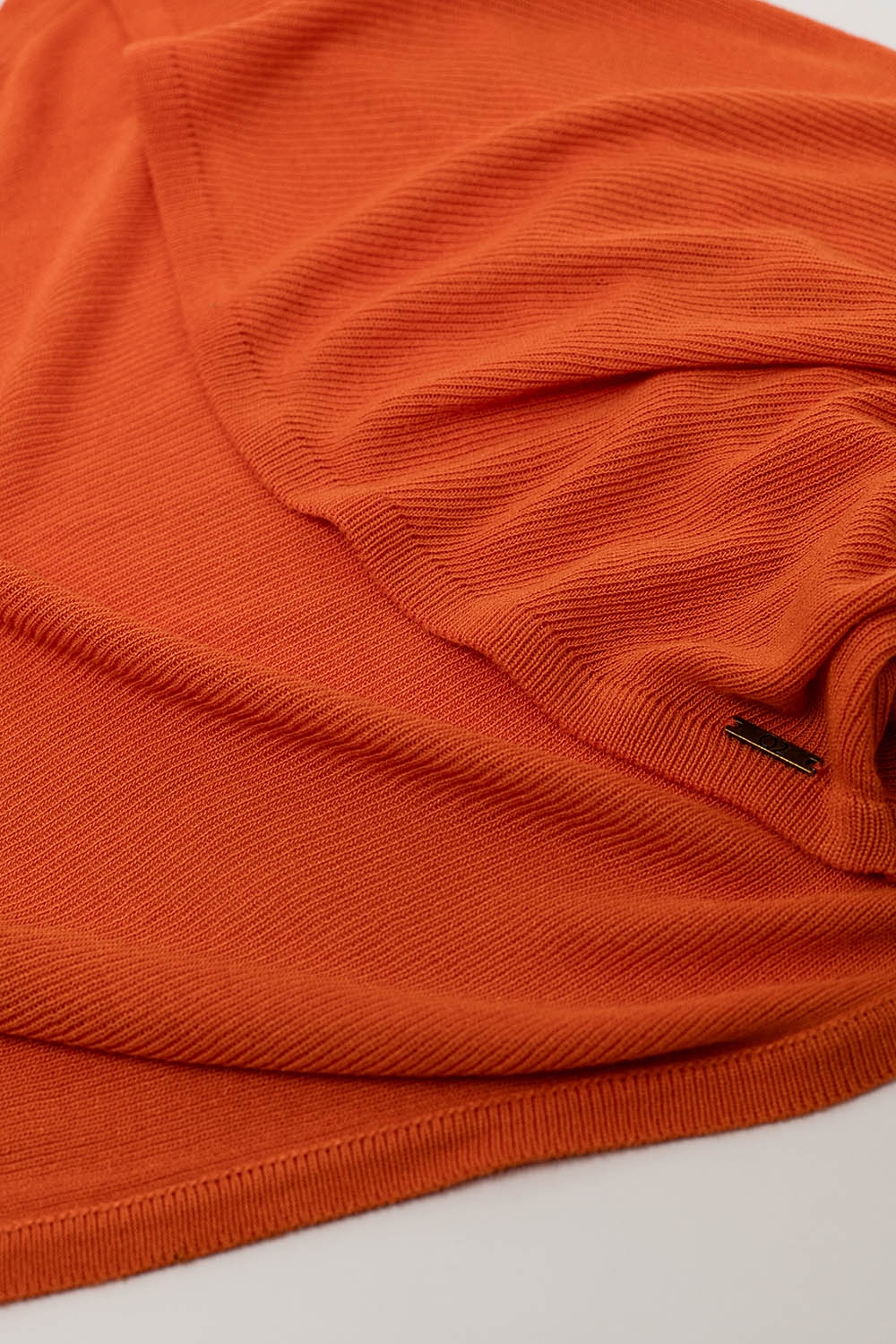 c&aacute;rdigan bolero de punto fino naranja