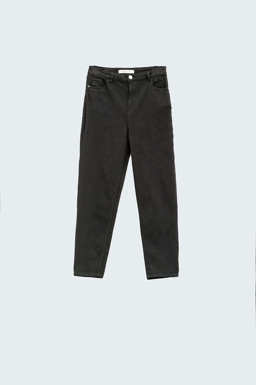 Vaqueros Basic ajustados al tobillo en negro Vaqueros Basic ajustados al tobillo en negro